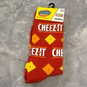 Cheez-It Red Crew Socks by Crazy Socks